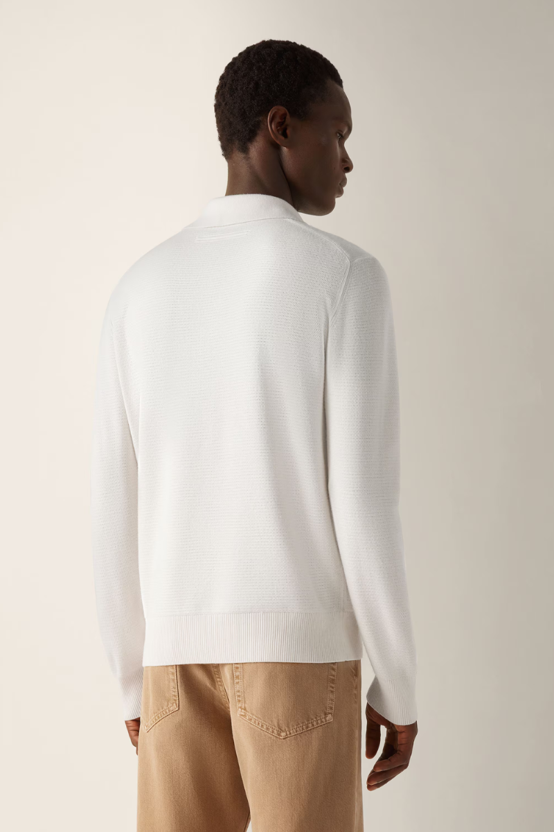 Mélange Polo Sweater