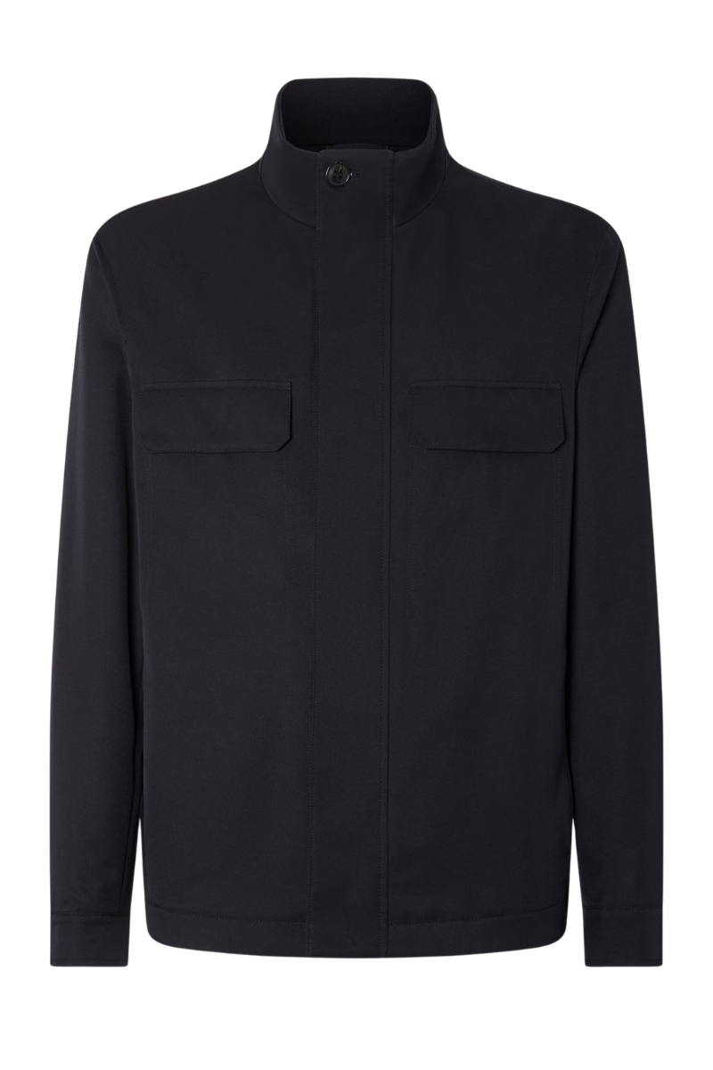 Microfiber Motorin Twill Jacket-Zegna-Boyds Philadelphia