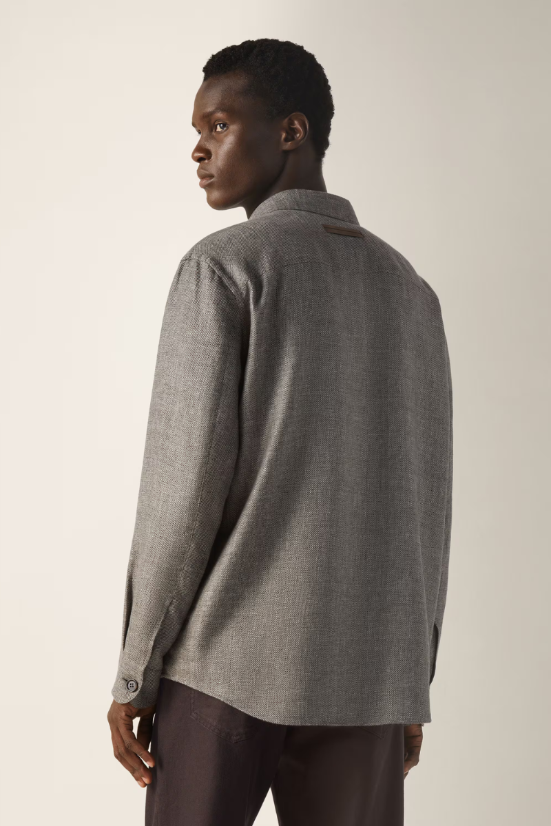 Mélange Overshirt-Zegna-Boyds Philadelphia