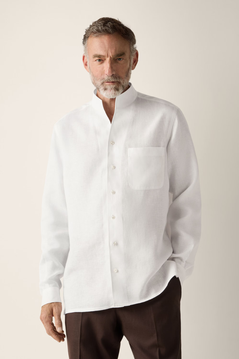 Oasi Lino Shirt-Zegna-Boyds Philadelphia