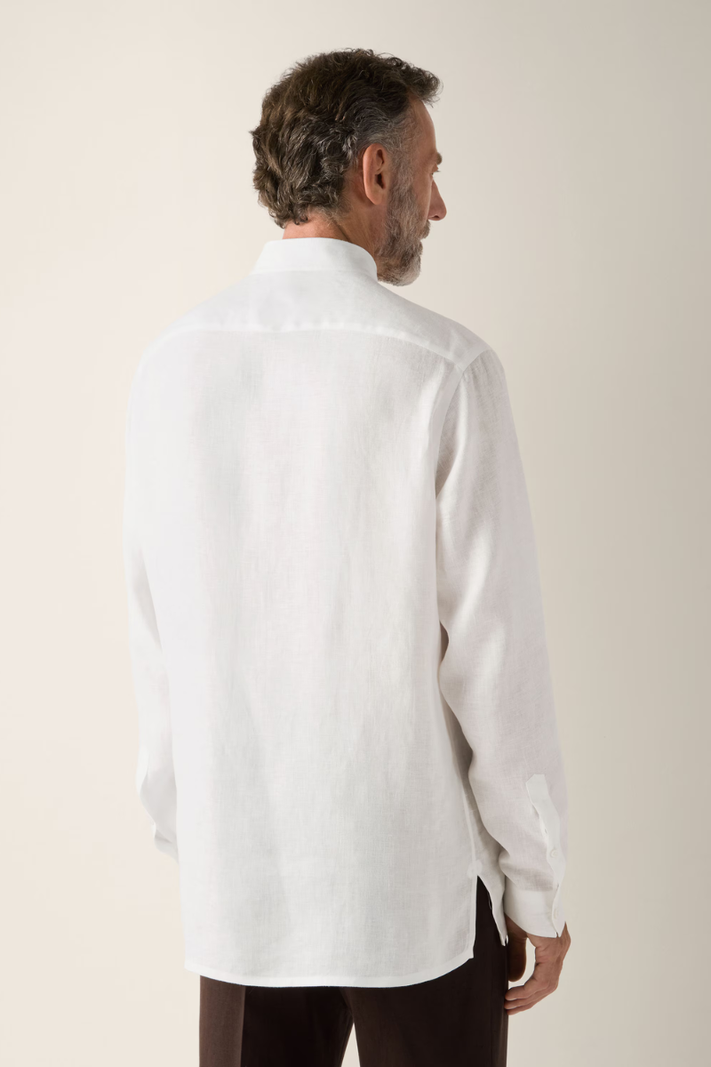 Oasi Lino Shirt-Zegna-Boyds Philadelphia