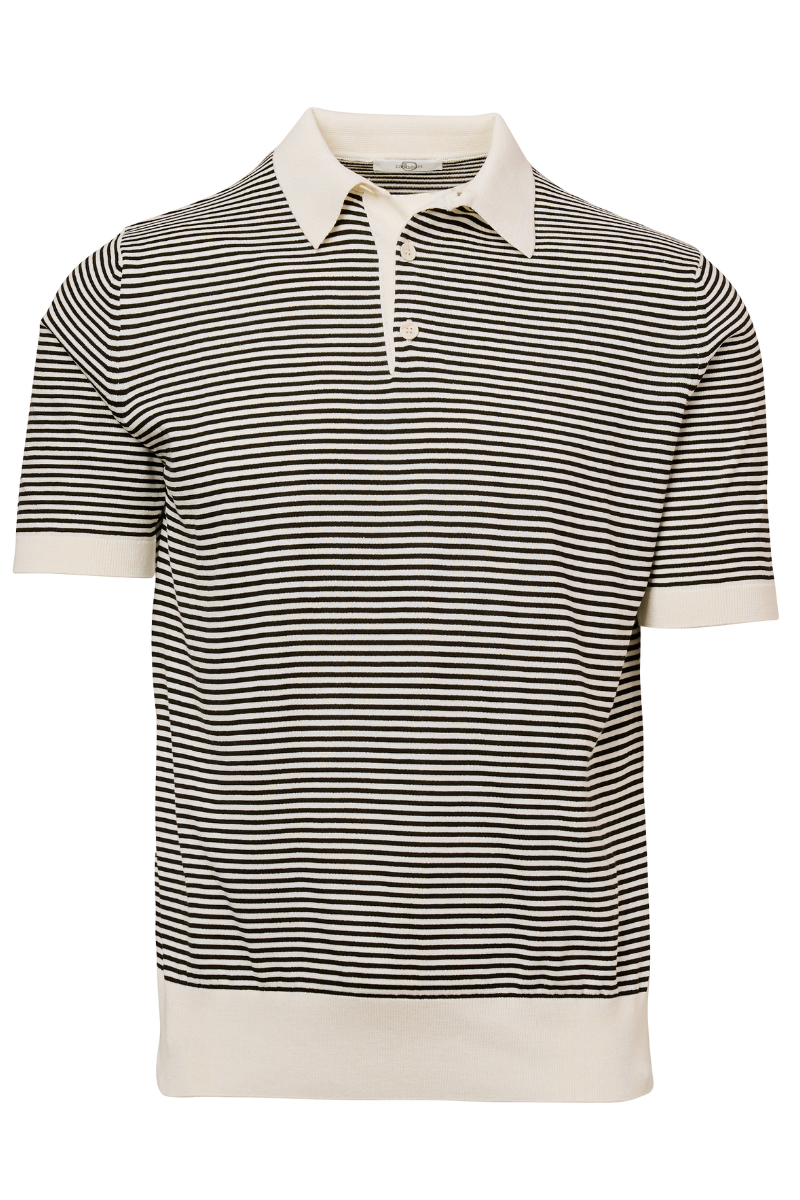 Striped Knit Polo-Casheart-Boyds Philadelphia