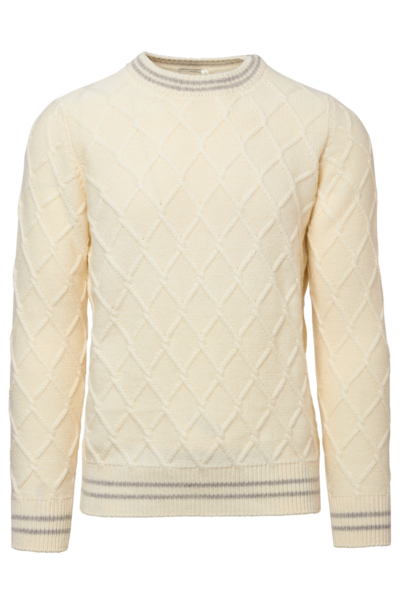 Diamond Knit Sweater by Casheart