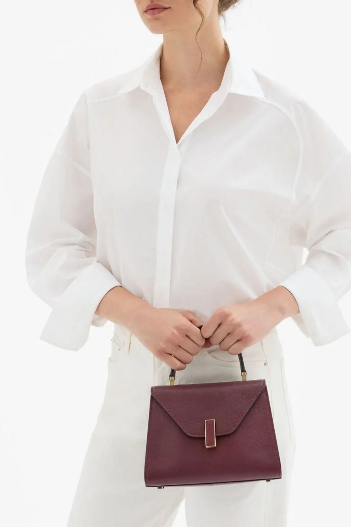 Iside Top Handle Mini Bag-Valextra-Boyds Philadelphia