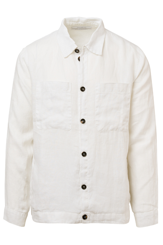 Washed Linen Shirt-CROSSLEY-Boyds Philadelphia