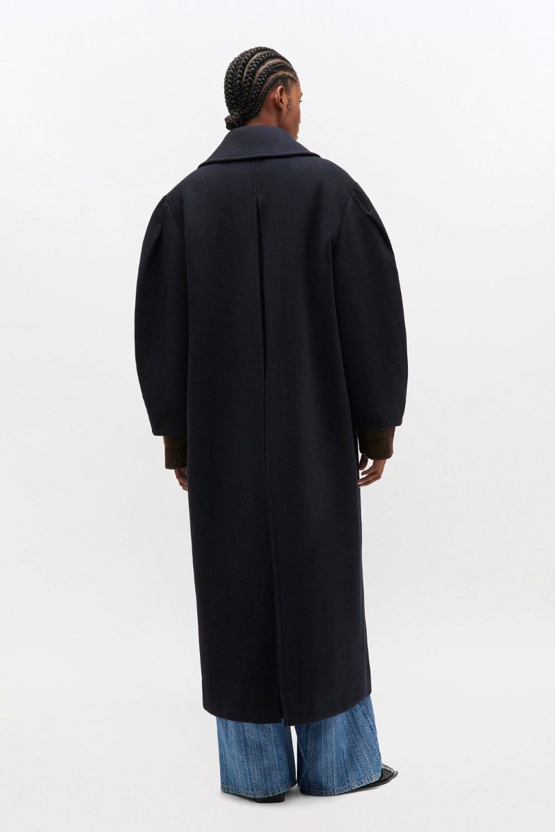 Oversized Long Peacoat-GANNI-Boyds Philadelphia