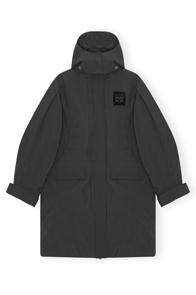 Tri-Layer Parka Coat-GANNI-Boyds Philadelphia