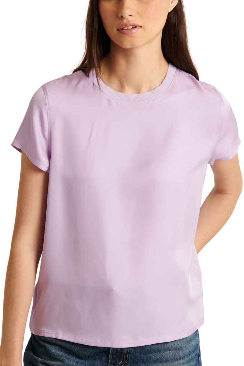 Silk Short Sleeve Crewneck-Patrick Assaraf-Boyds Philadelphia