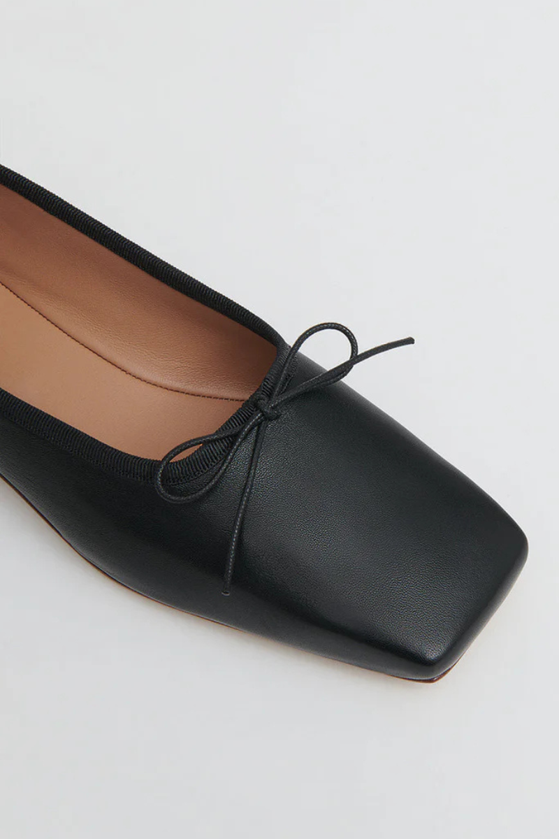Square Toe Ballerina Flat-Mansur Gavriel-Boyds Philadelphia