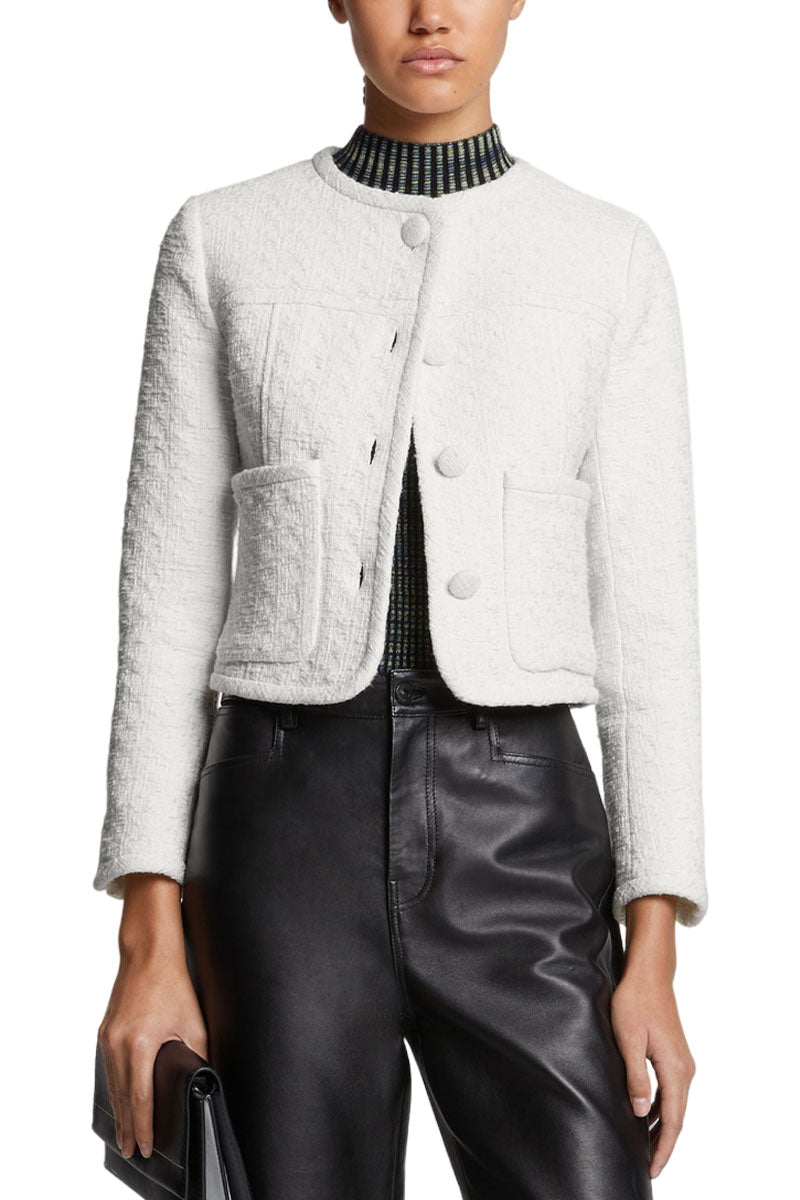 Tweed Cropped Jacket-Proenza Schouler White Label-Boyds Philadelphia