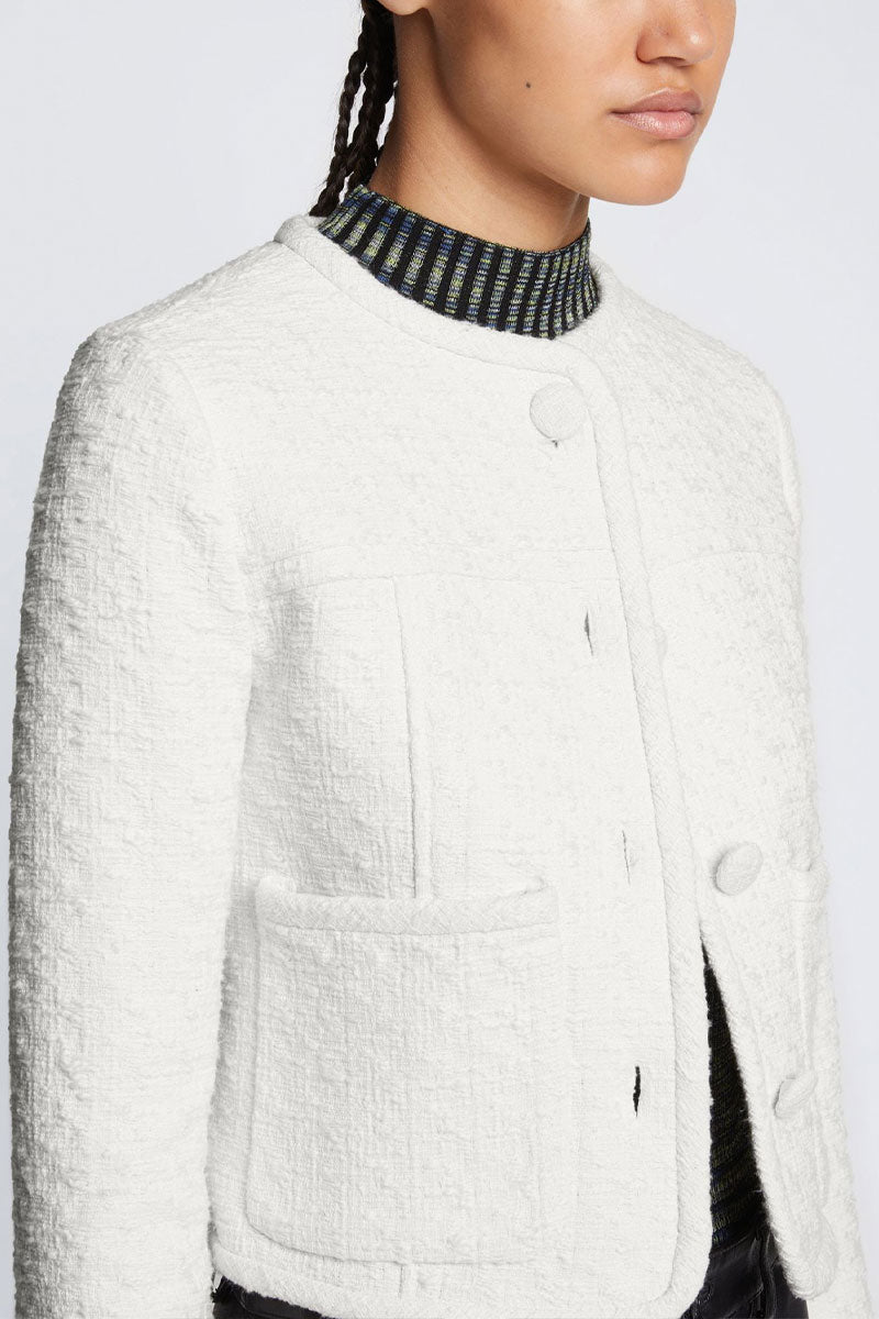Tweed Cropped Jacket-Proenza Schouler White Label-Boyds Philadelphia