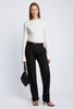 Ribbed Cotton Wrap Sweater-Proenza Schouler White Label-Boyds Philadelphia