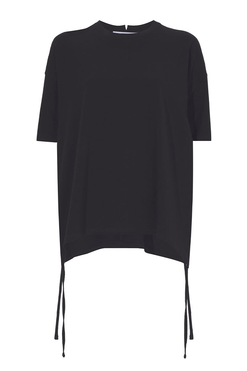 Relaxed Side Tie T-Shirt-Proenza Schouler White Label-Boyds Philadelphia