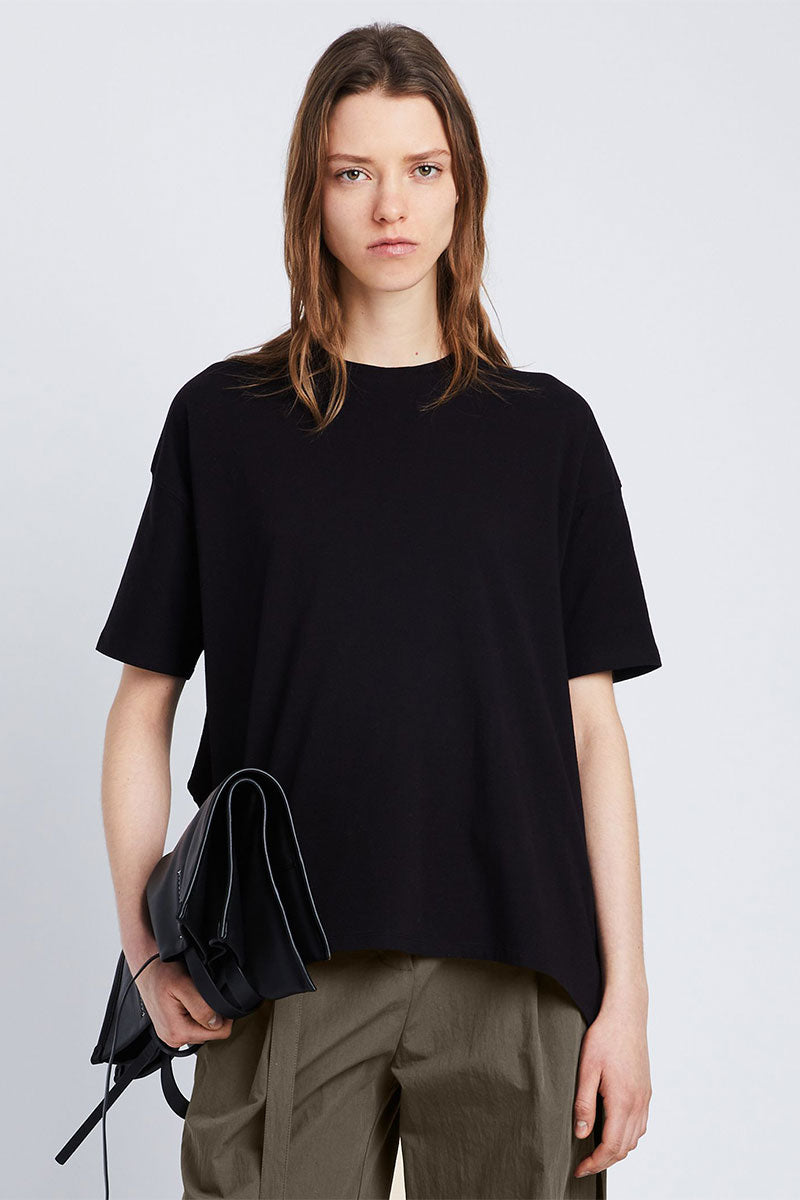 Relaxed Side Tie T-Shirt-Proenza Schouler White Label-Boyds Philadelphia