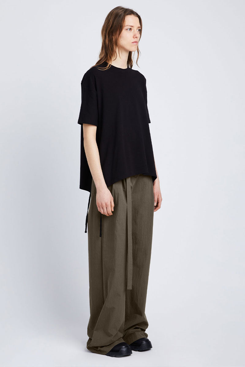 Relaxed Side Tie T-Shirt-Proenza Schouler White Label-Boyds Philadelphia