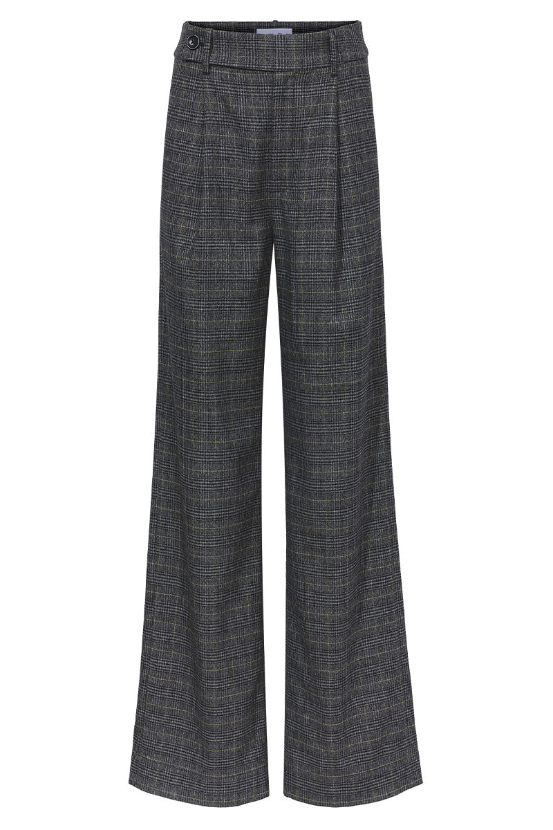 Plaid Suiting Wide Leg Pants-Proenza Schouler White Label-Boyds Philadelphia