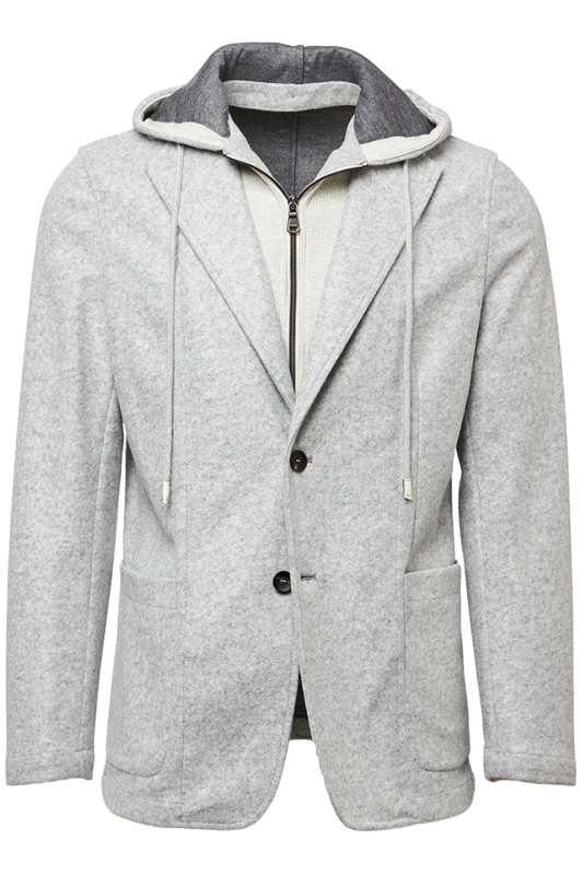 Hooded Zip Out Mock Jacket-Fradi-Boyds Philadelphia