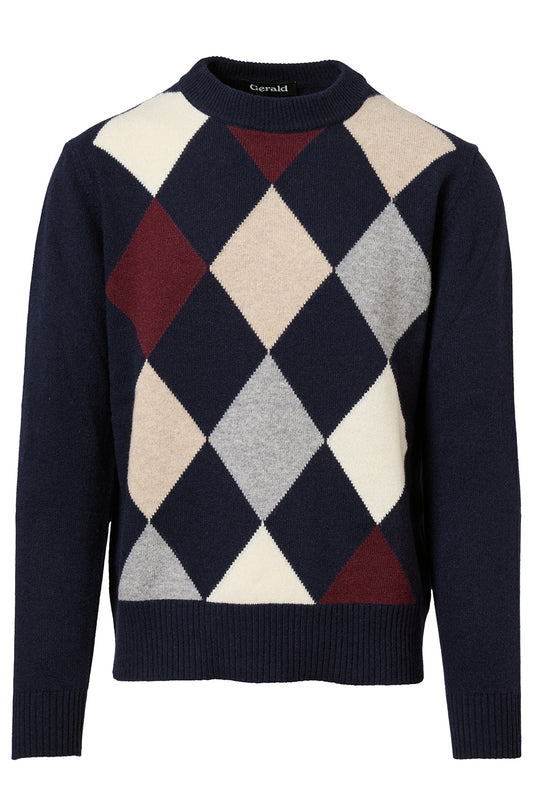 Argyle Crewneck Sweater-Gerald-Boyds Philadelphia