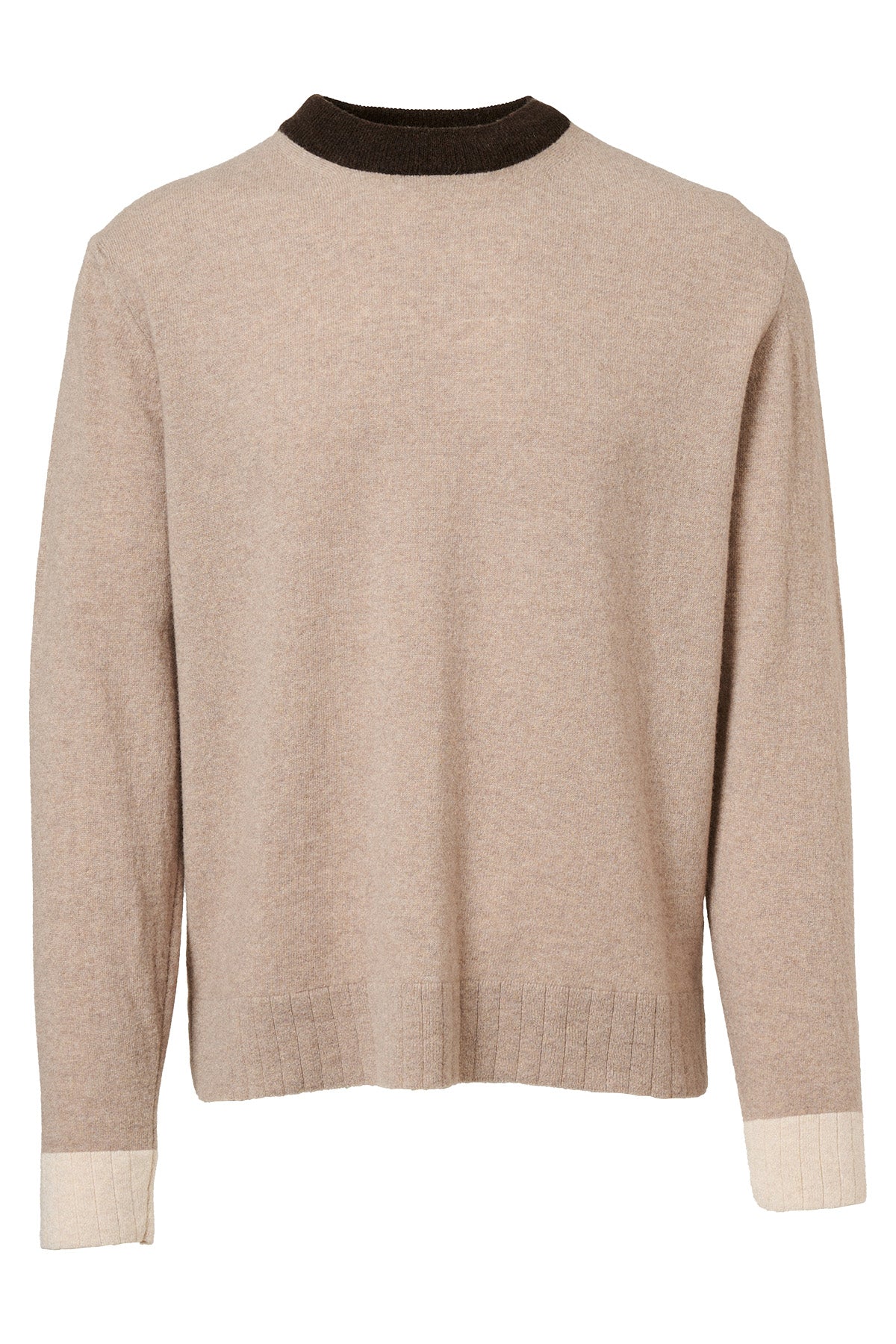 Color Block Crewneck Sweater
