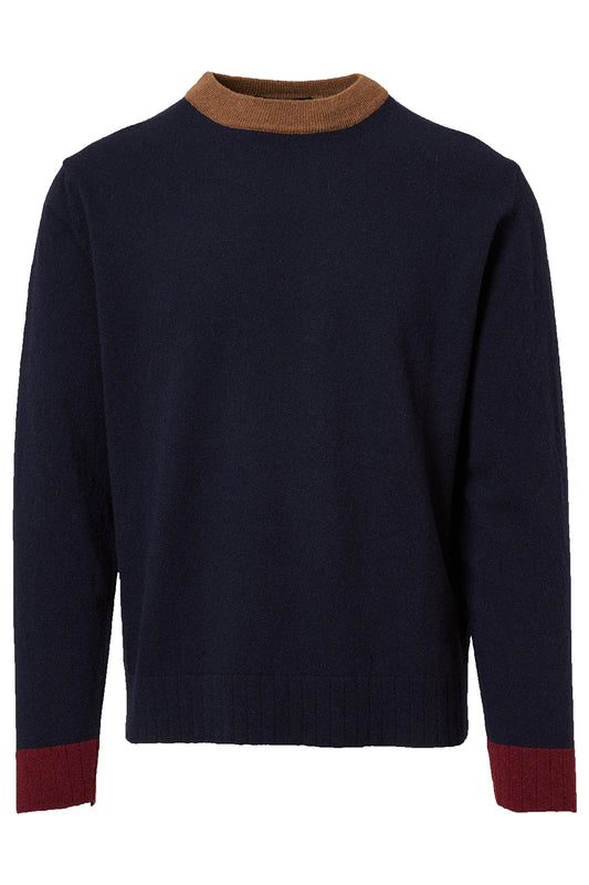 Color Block Crewneck Sweater-Gerald-Boyds Philadelphia