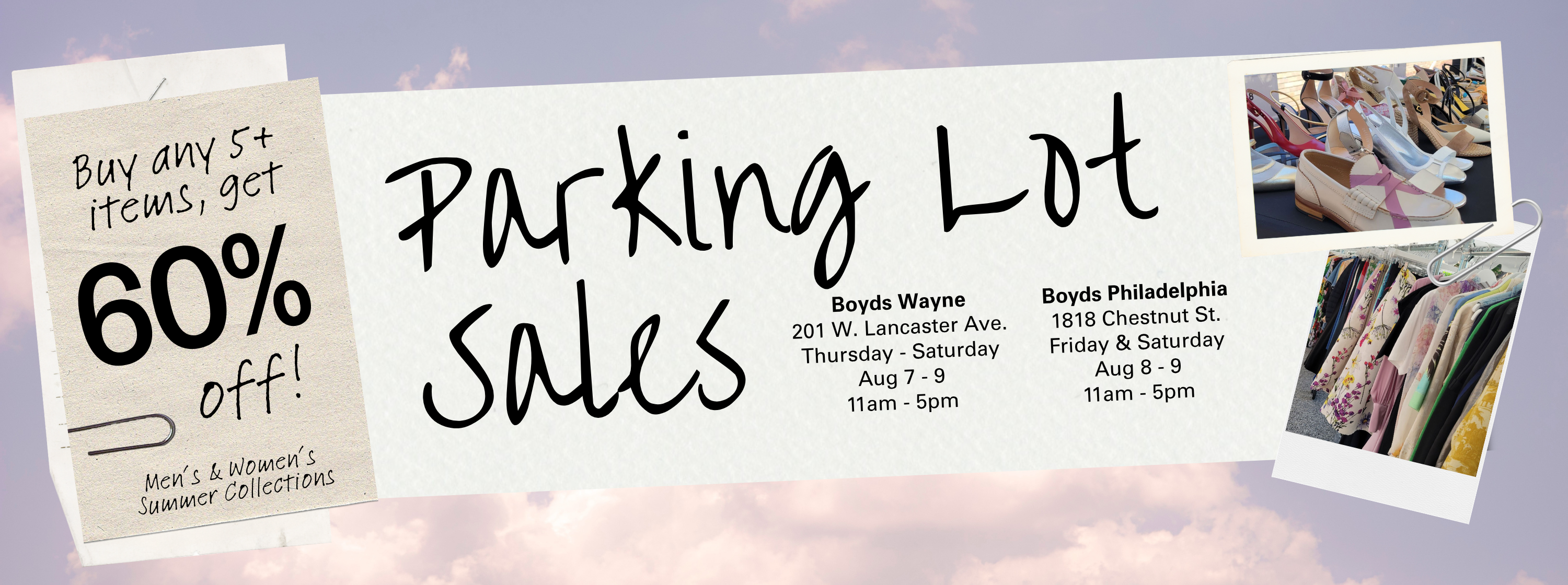 Parking Lot Sales