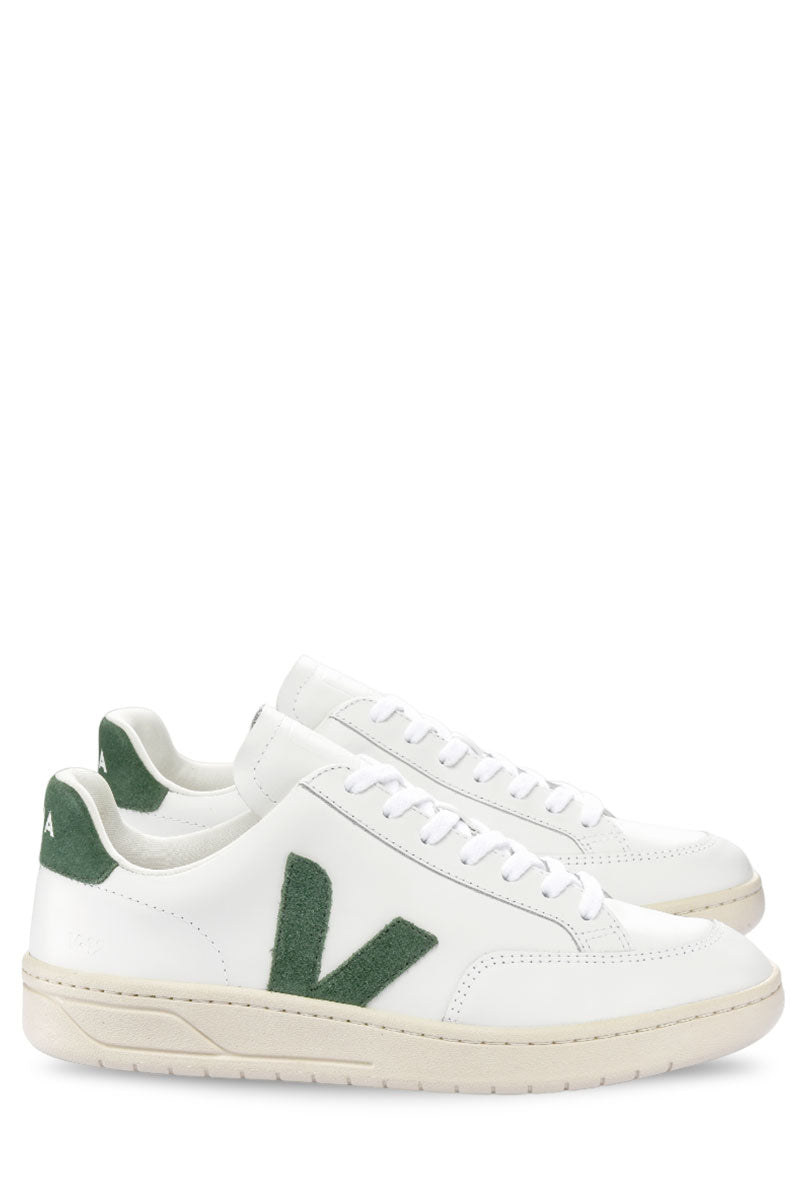 Mens V-12 Leather Sneakers-VEJA-Boyds Philadelphia