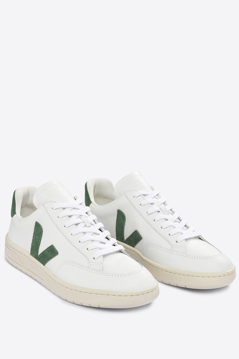 Mens V-12 Leather Sneakers-VEJA-Boyds Philadelphia
