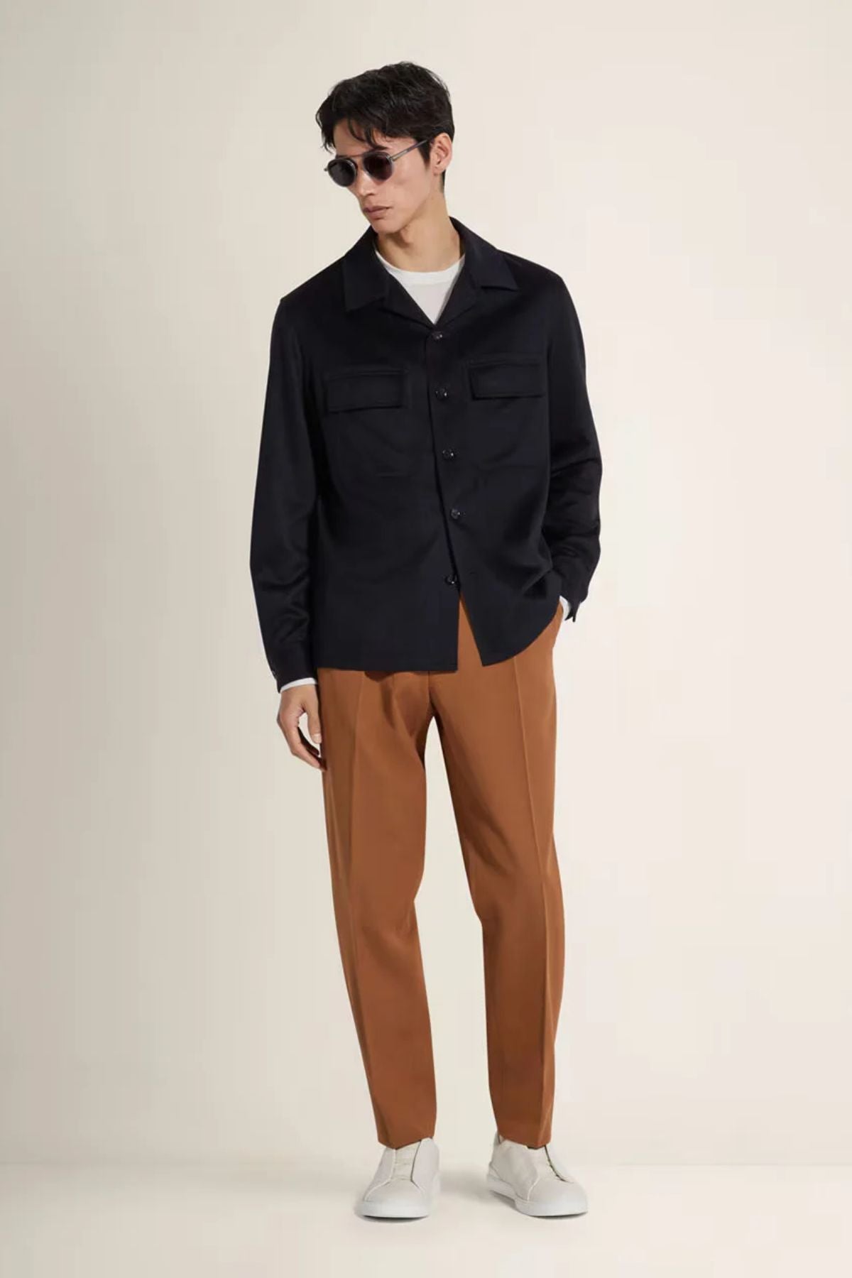 Oasi Cashmere Alba Overshirt-Zegna-Boyds Philadelphia