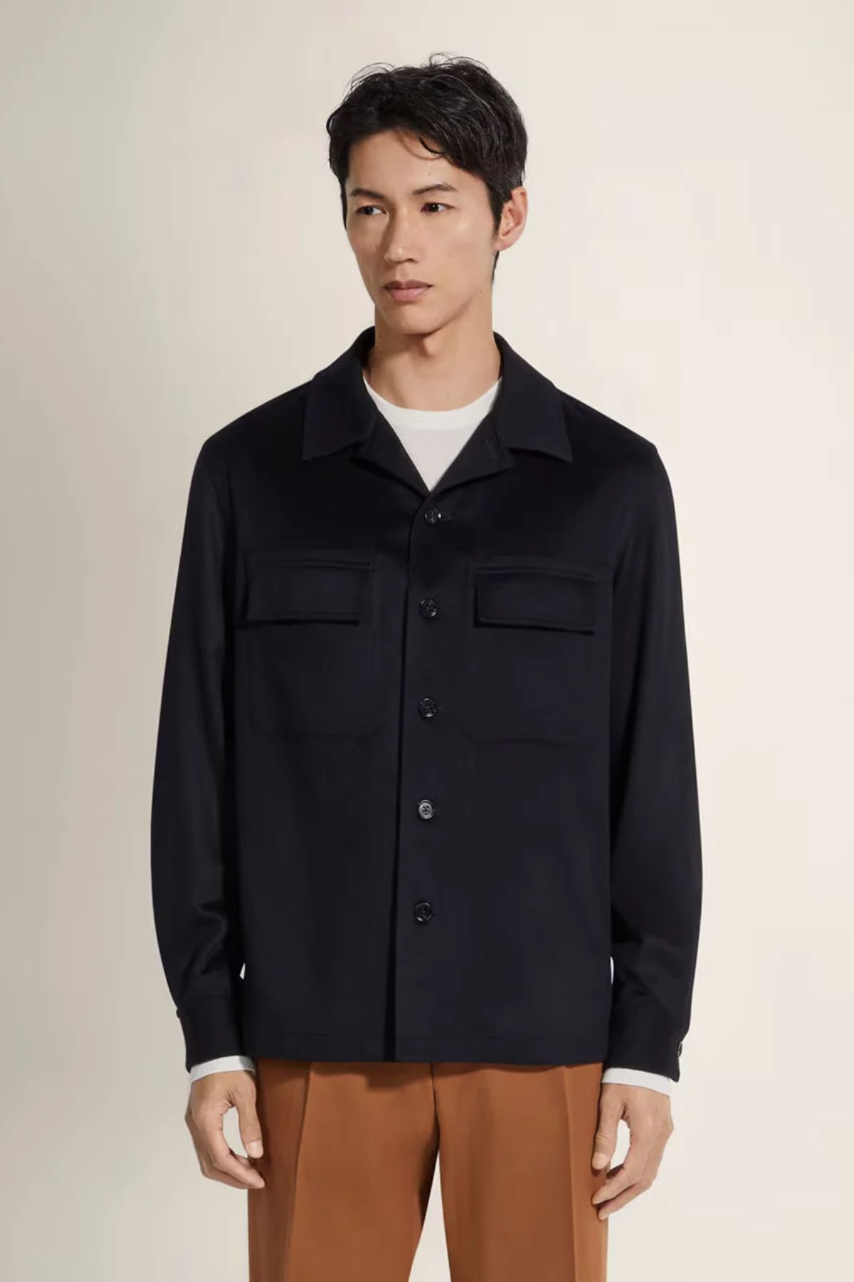 Oasi Cashmere Alba Overshirt-Zegna-Boyds Philadelphia