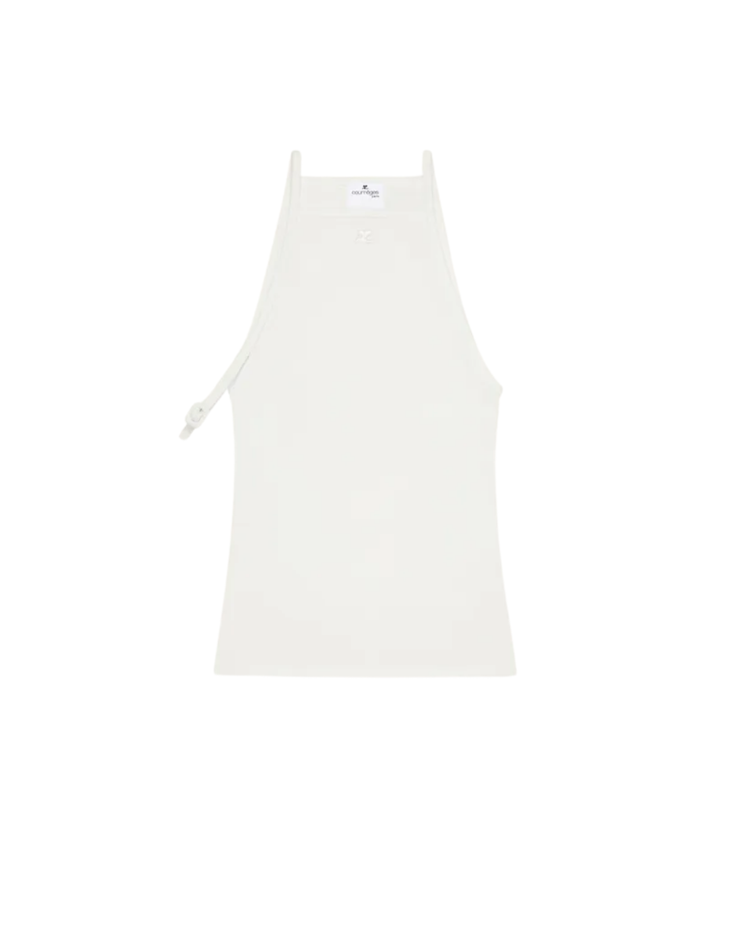 Buckle 90'S Rib Tank Top-Courrèges-Boyds Philadelphia