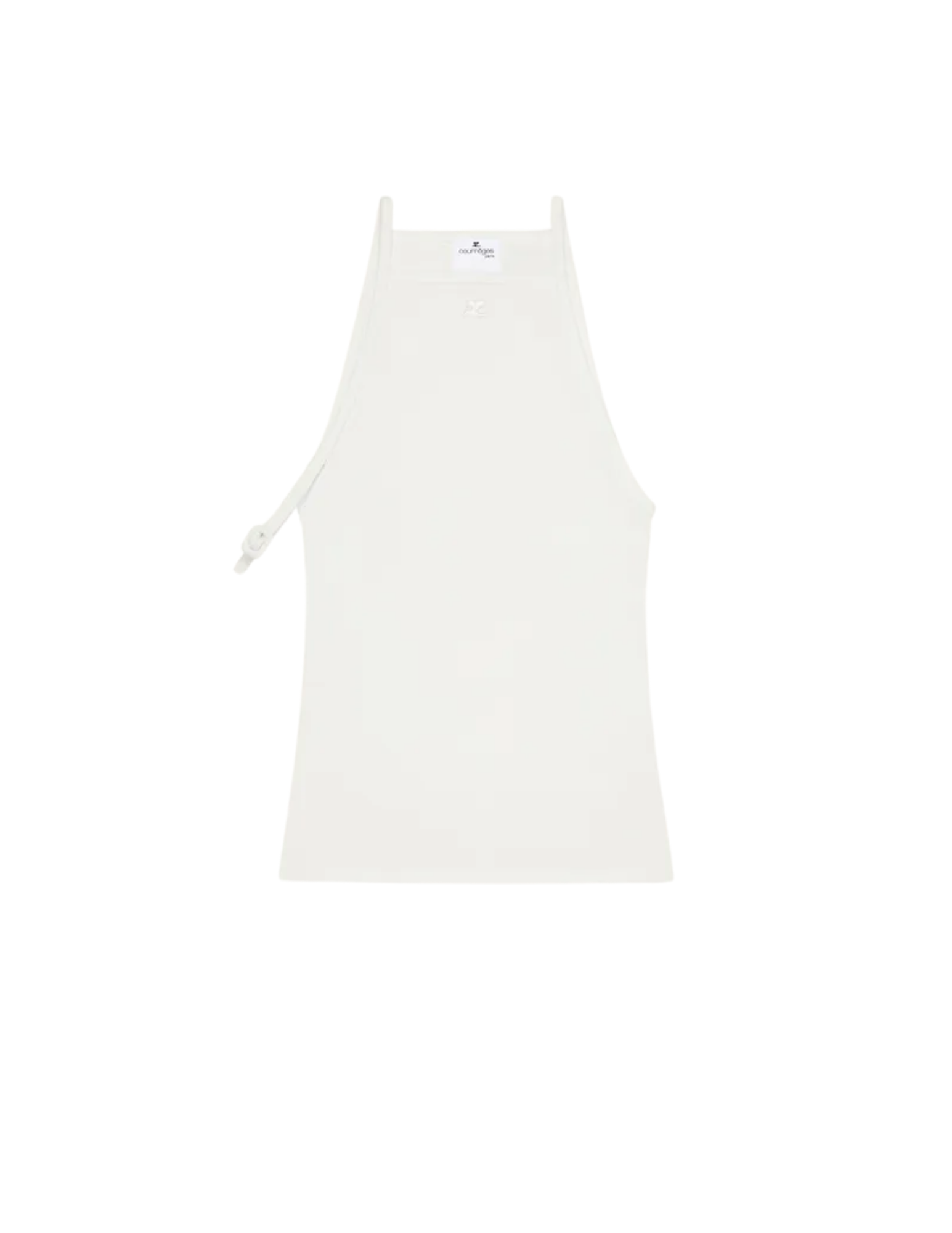 Buckle 90'S Rib Tank Top-Courrèges-Boyds Philadelphia