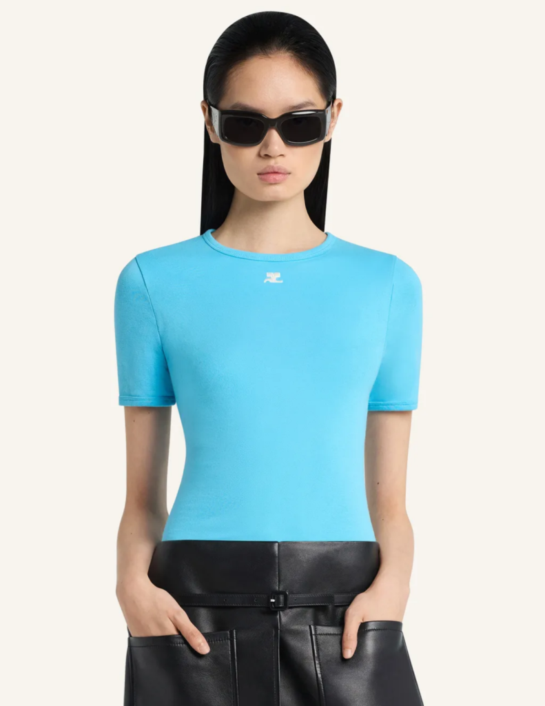 Courreges Signature Contrast T-shirt-Courrèges-Boyds Philadelphia