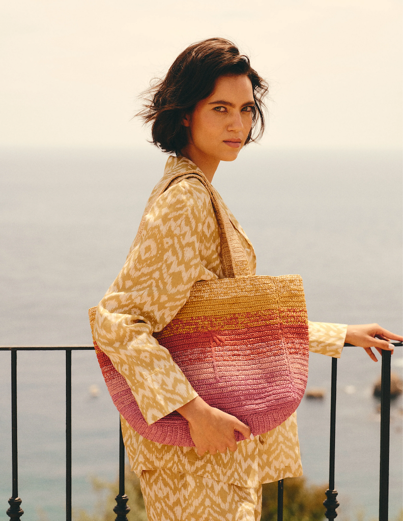 Multicolor Raffia Zuma Bag-Manebí-Boyds Philadelphia