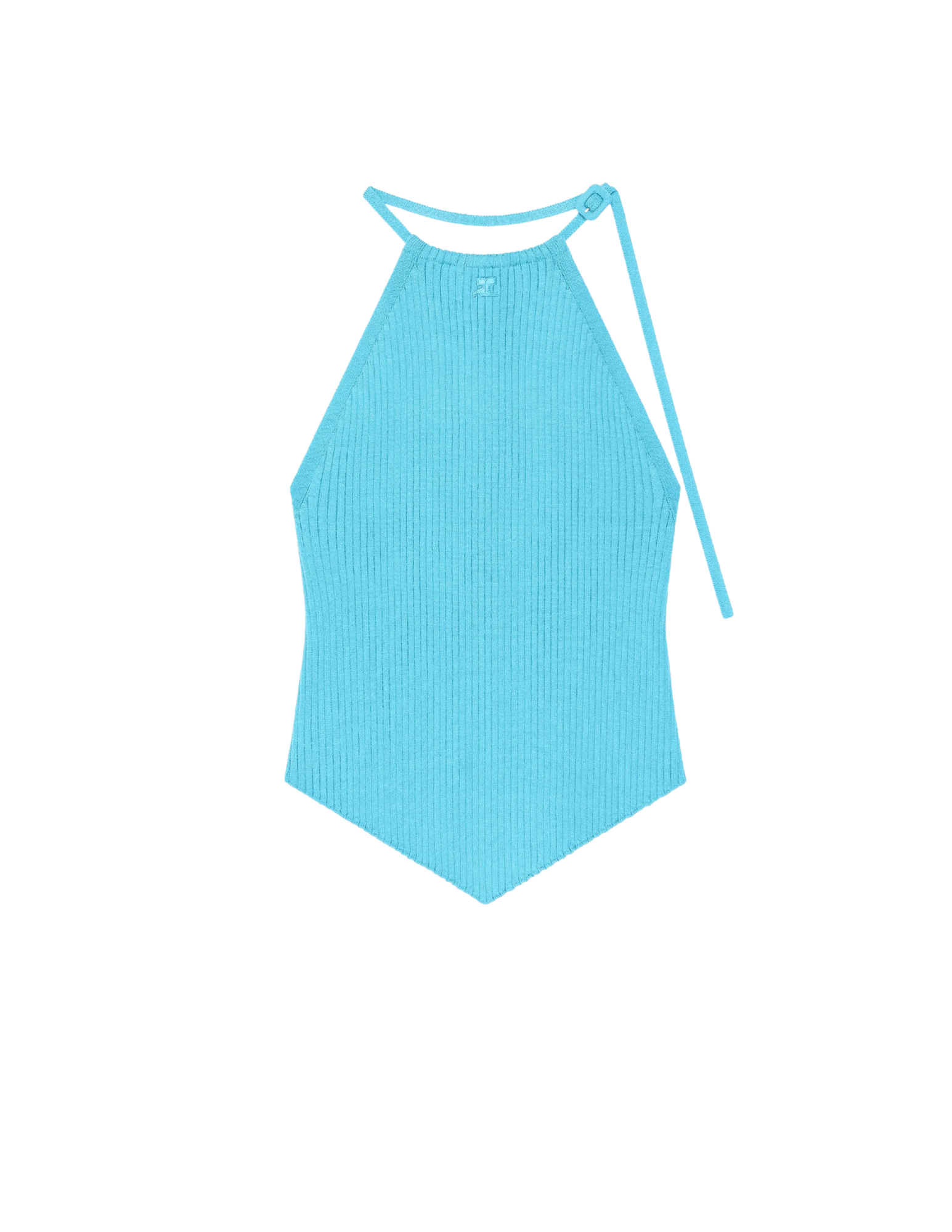 Pointy Rib Knit Top-Courrèges-Boyds Philadelphia