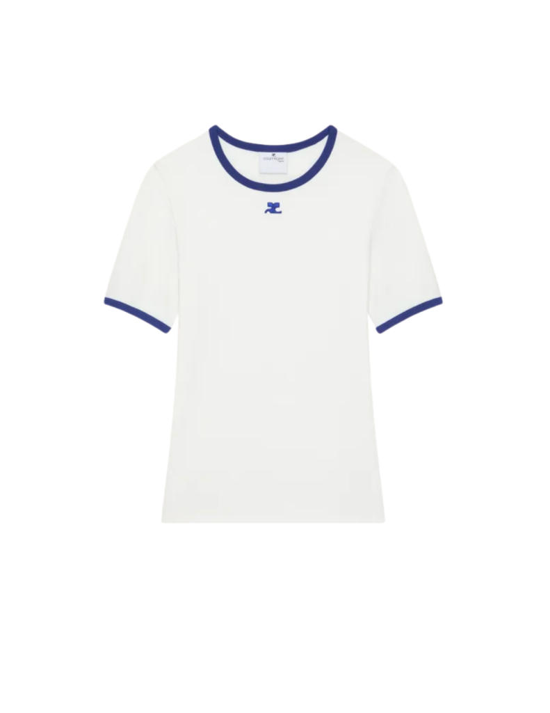 Courreges Signature Contrast T-shirt-Courrèges-Boyds Philadelphia