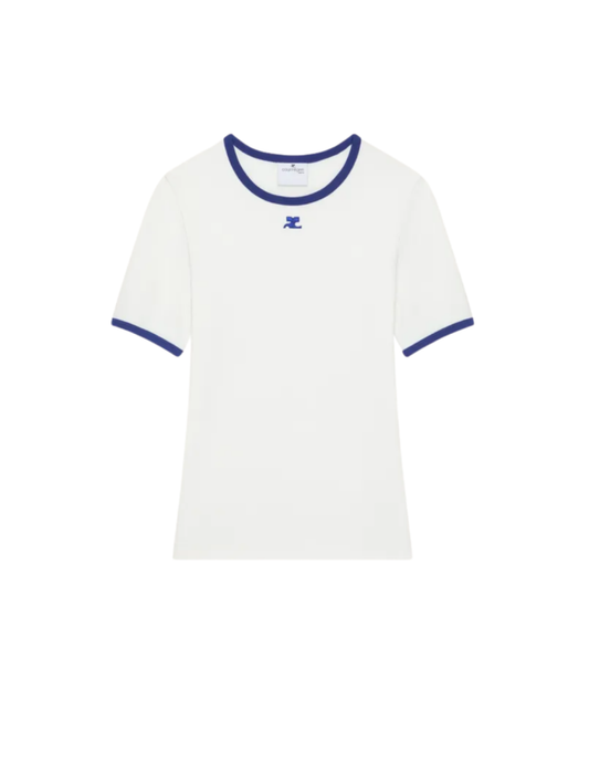 Courreges Signature Contrast T-shirt-Courrèges-Boyds Philadelphia