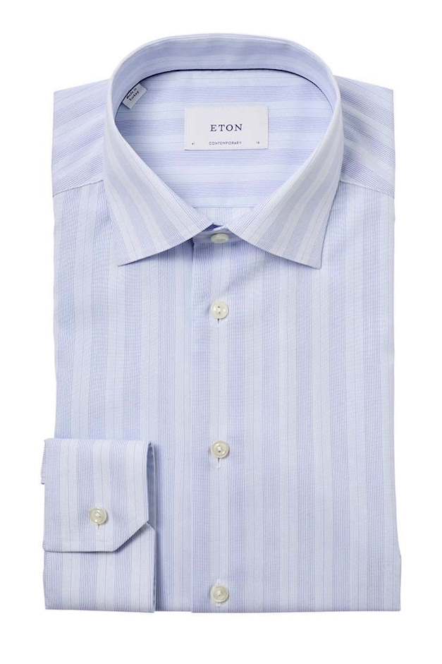 Signature Contemporary Fit Twill Shirt-Eton-Boyds Philadelphia