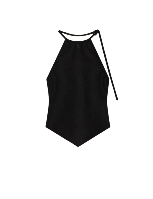 Pointy Rib Knit Top-Courrèges-Boyds Philadelphia