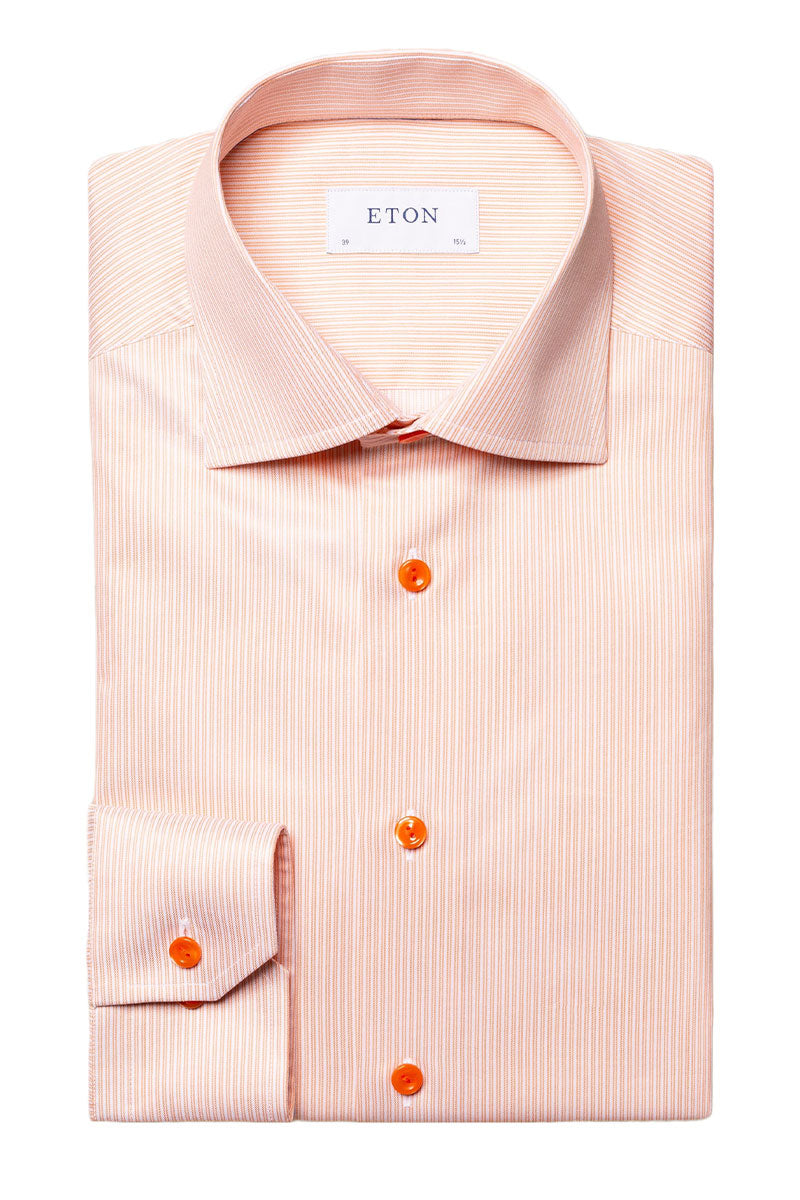 Contemporary Fit Dual Striped Signature Twill Shirt-Eton-Boyds Philadelphia