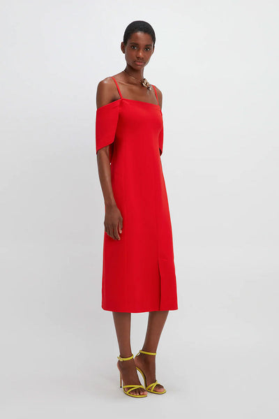 Off Shoulder Bandeau Dress-Victoria Beckham-Boyds Philadelphia
