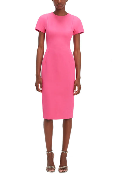 Fitted T-Shirt Knee-Length Dress-Victoria Beckham-Boyds Philadelphia