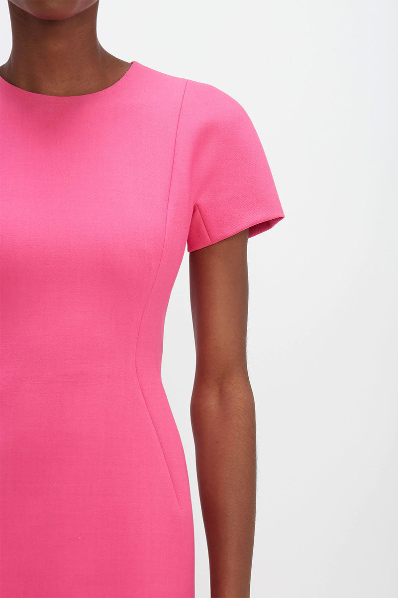 Fitted T-Shirt Knee-Length Dress-Victoria Beckham-Boyds Philadelphia