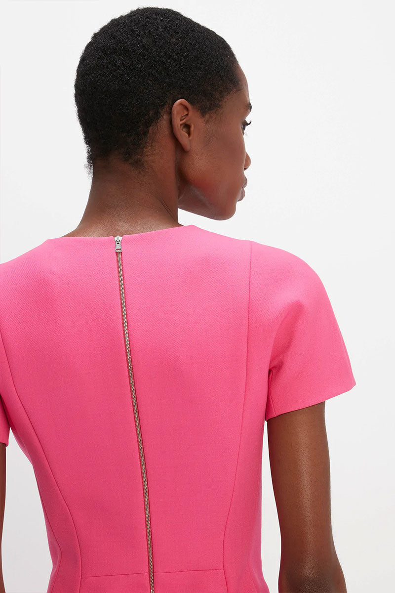 Fitted T-Shirt Knee-Length Dress-Victoria Beckham-Boyds Philadelphia