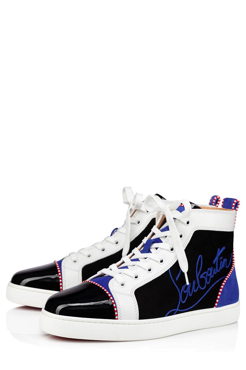 Navy Louis High-Tops-Christian Louboutin-Boyds Philadelphia