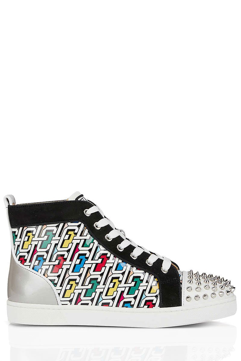 CL3D Lou Spikes Olato High-Tops-Christian Louboutin-Boyds Philadelphia