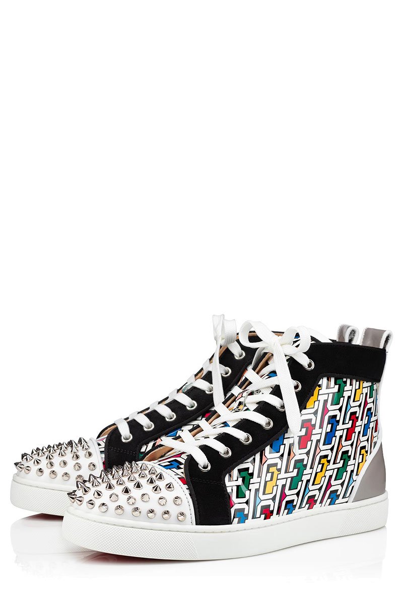 CL3D Lou Spikes Olato High-Tops-Christian Louboutin-Boyds Philadelphia