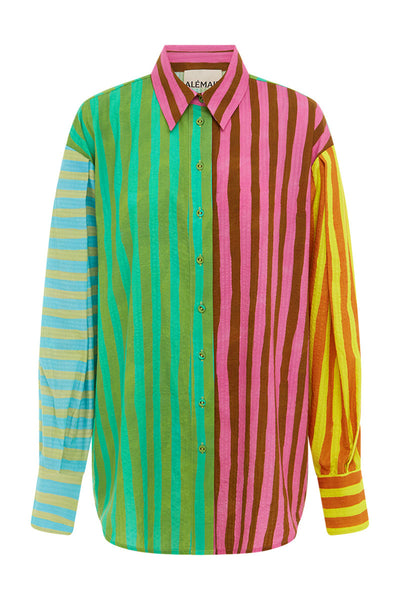 Bobbie Spliced Shirt-ALEMAIS-Boyds Philadelphia