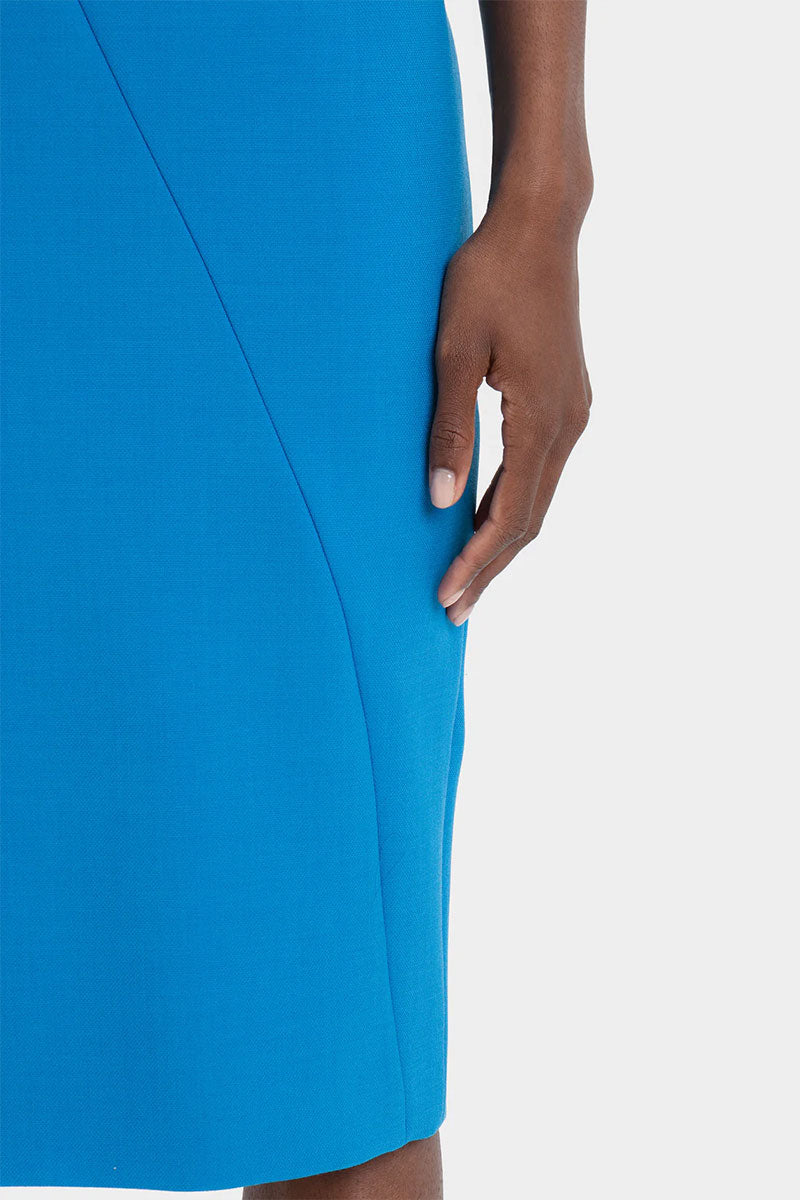 Spiral Seam Fitted T-shirt Dress-Victoria Beckham-Boyds Philadelphia