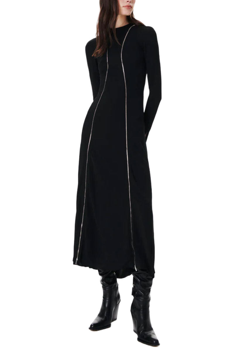Twin Zip Detail Dress-Victoria Beckham-Boyds Philadelphia
