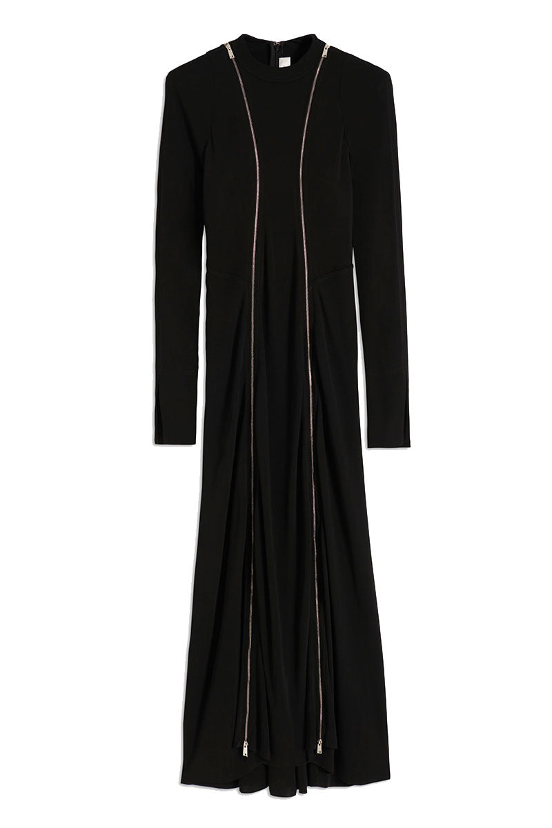 Twin Zip Detail Dress-Victoria Beckham-Boyds Philadelphia
